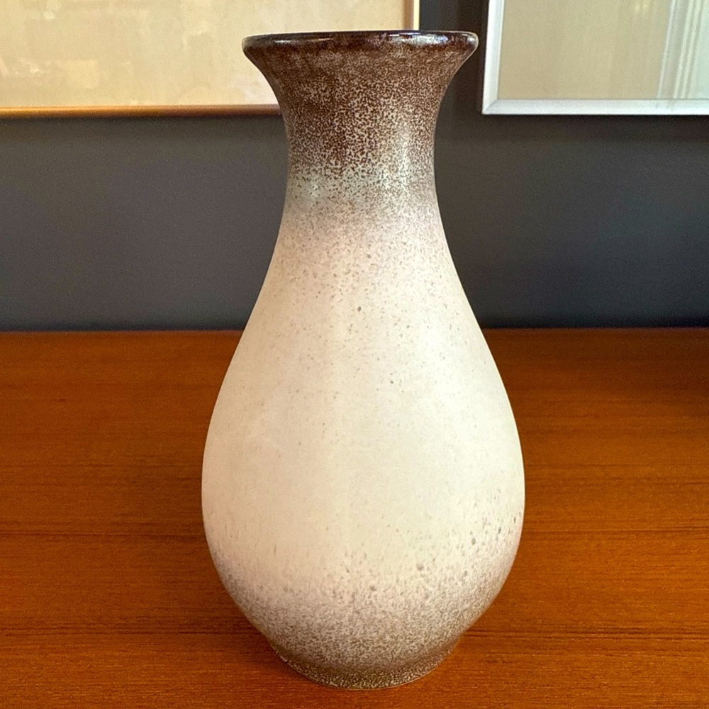 Scheurich 227 18 vintage ceramic vase in gray shades  West Germany